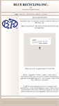 Mobile Screenshot of bluerecyclinginc.com